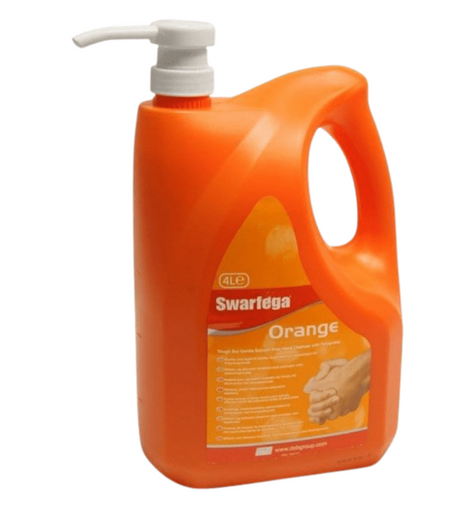 Sabonete Líquido para Óleos e Sujidades Difíceis - Swarfega Orange - 4L