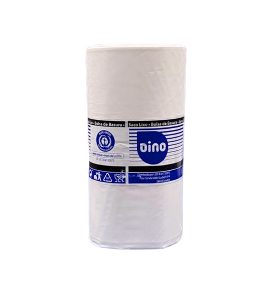 Saco do Lixo - Branco - 110 L -  1 rolo de 10 Sacos