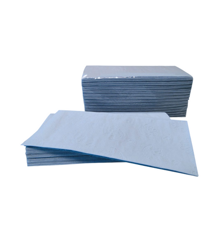 Toalha de Mão Azul Reciclado 23×24- 2250 Unidades